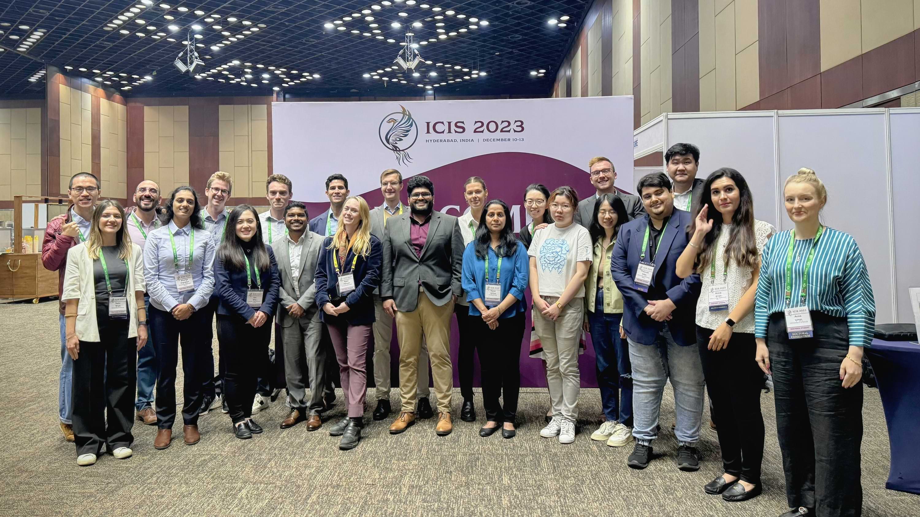 Some Consortium Attendees @ ICIS 2023
